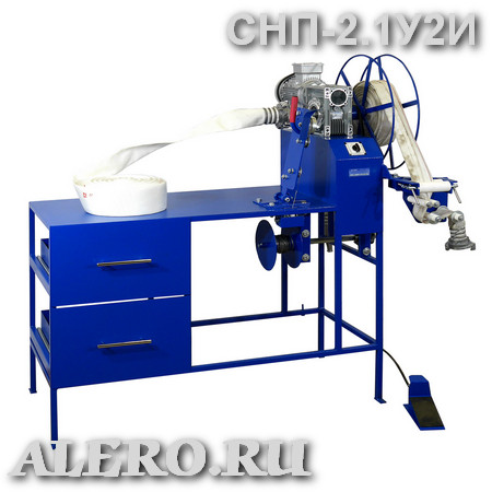 Станок для навязки и перекатки пожарных рукавов СНП-2 (380В, с 2-мя узлами для перекатки, 2-мя ящиками для инструмента, СНП-2.380/0,55-2У2И)