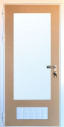 Техническая дверь с остеклением под МДФ панель заказчика