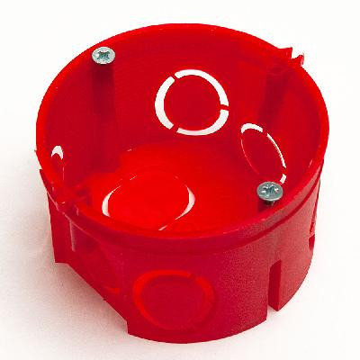 Коробка установочная без соединителя 64х40 с саморезами (80-0501 С)