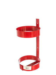 Кронштейн настенный ТВ5 для огнетушителя ОП-4, ОП-5, ОУ-3 (метал. красн. D-160мм)