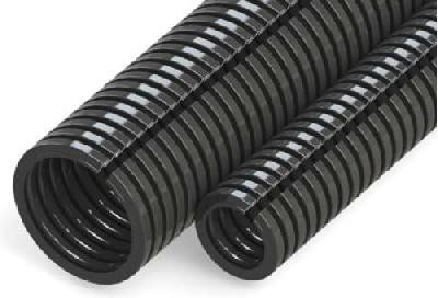 Труба ПП лёгкая безгалогенная (HF) разрезная D=25 Труба гофрированная