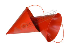 Ведро пожарное конусное металлическое окрашенное 8 л