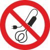 Знак К09 Запрещается пользоваться электронагревательными приборами