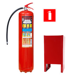 Комплект огнетушитель ОП-10 + подставка П-20 + знак F04